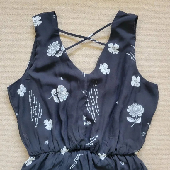 NEW New Maurices Black Floral High Low Dress - Picture 11 of 13